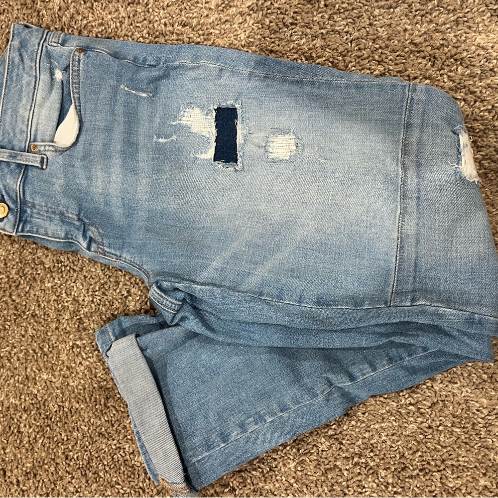 Tommy Hilfigure Distressed Patched Jeans